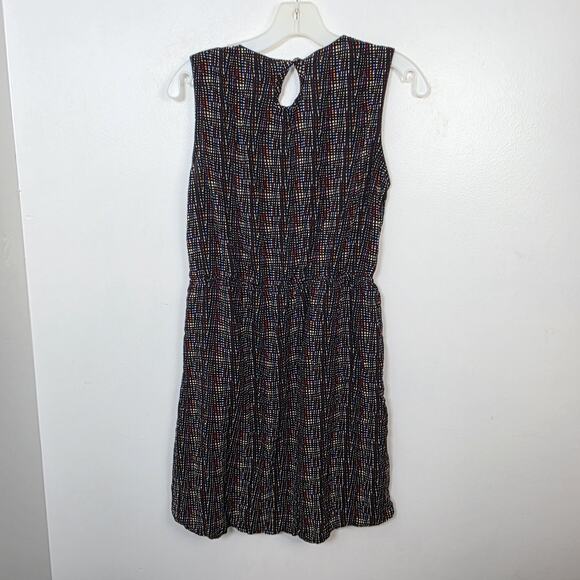 Kavu Black Multicolor Sleeveless Outdoor Elastic Waist Mini Dress Size Medium - Picture 7 of 8